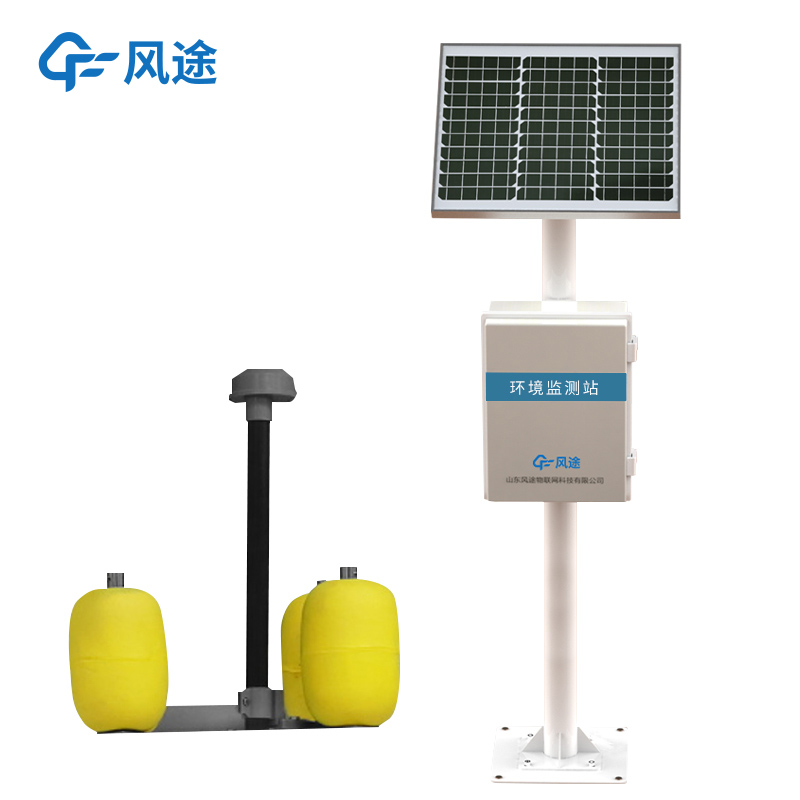 河道水質在線監測項目：立桿水質監測站，太陽能供電，實時預警！